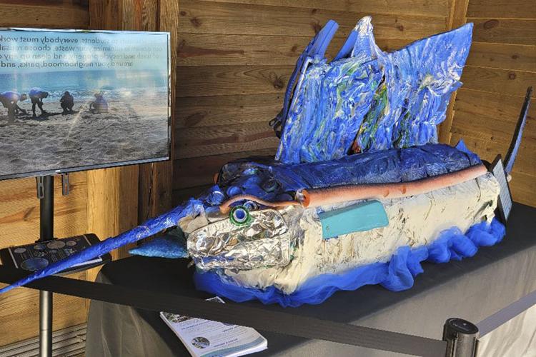 Marine Debris Art Now on Display